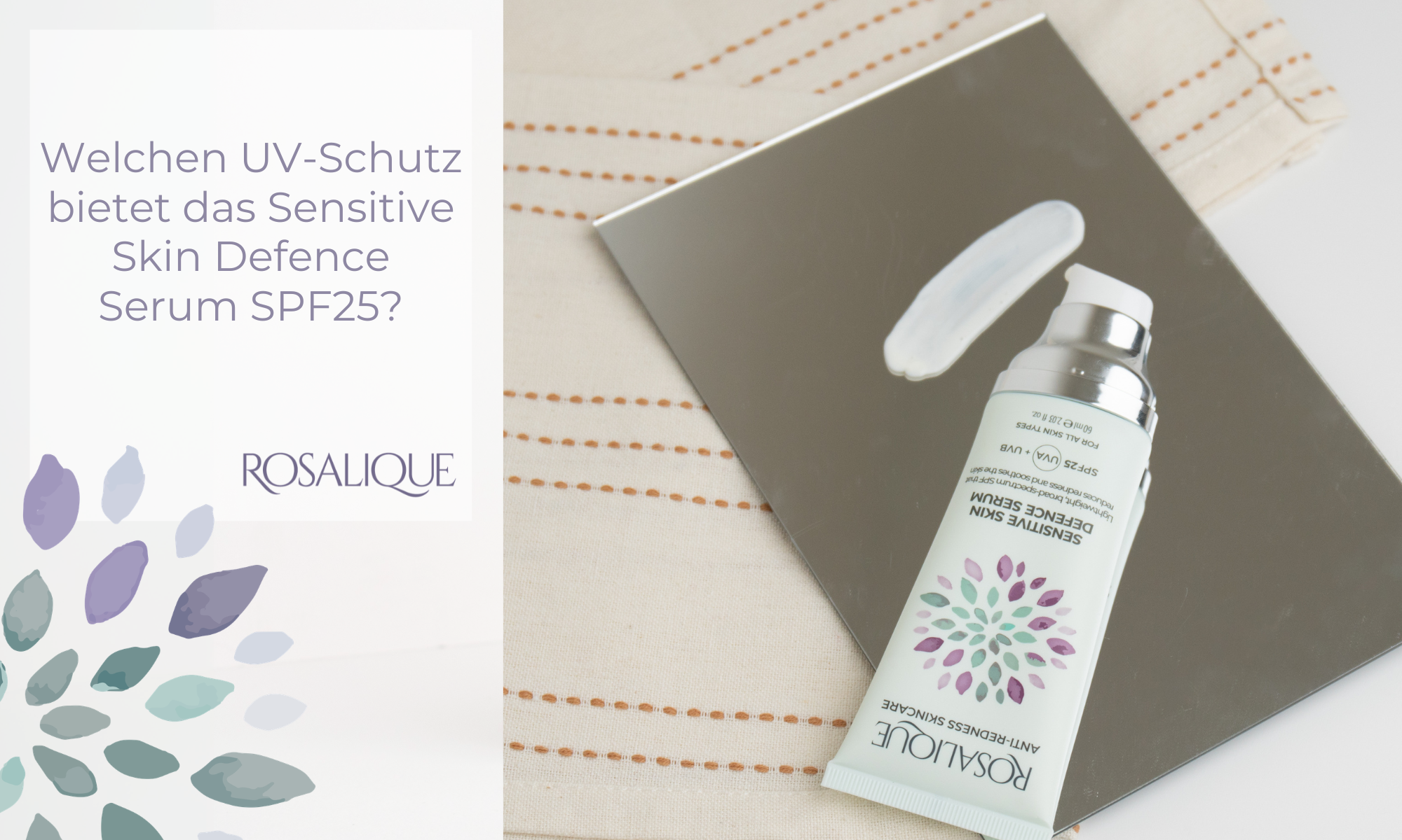 Welchen UV-Schutz bietet das Sensitive Skin Defence Serum SPF25?