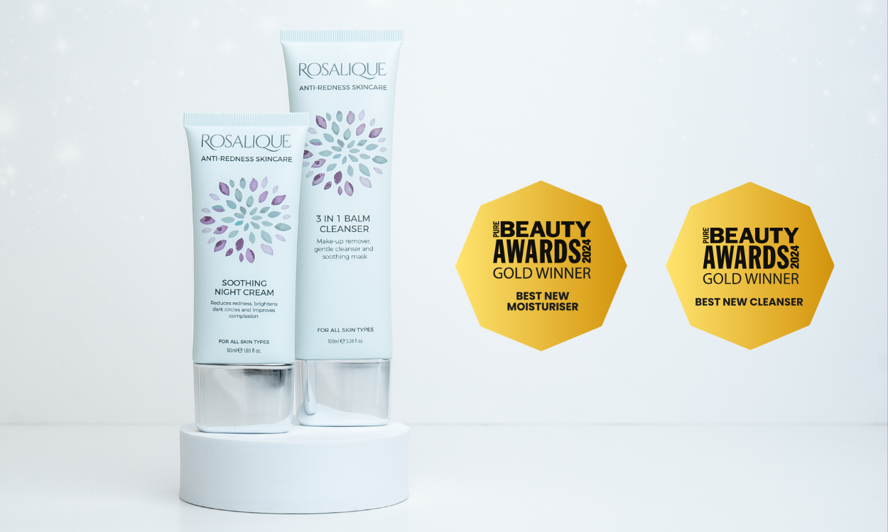 Rosalique gewinnt Doppel-Gold bei den Pure Beauty Awards 2024!