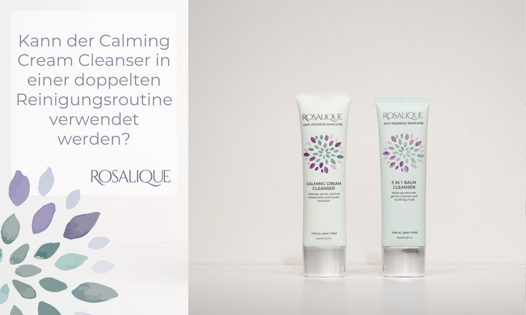 Kann der Calming Cream Cleanser in einer doppelten Reinigungsroutine verwendet werden?